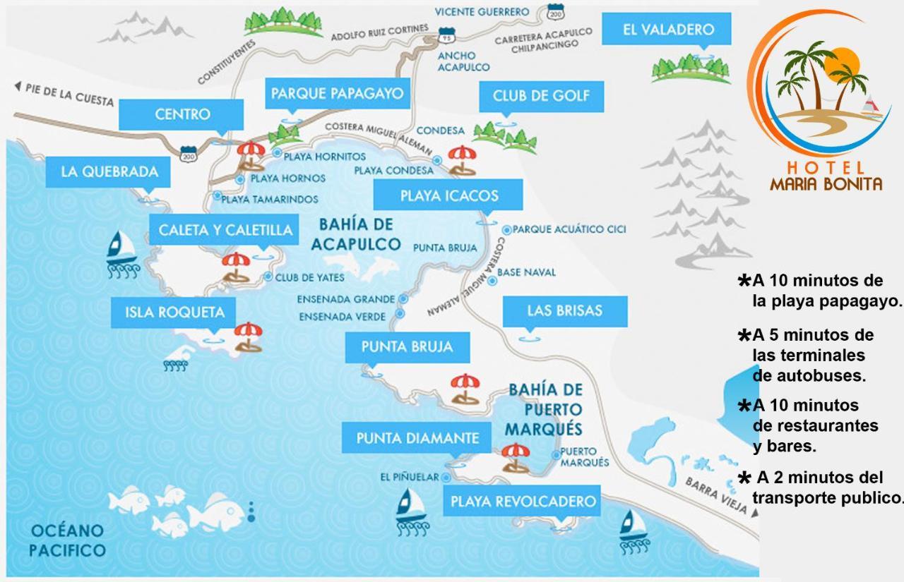 Hotel Maria Bonita Ακαπούλκο Εξωτερικό φωτογραφία